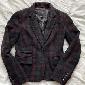 Plaid Blazer